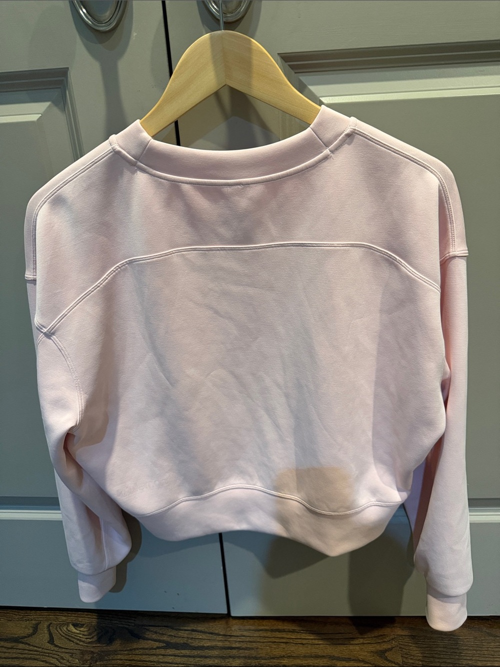 lululemon athletica Light Pink Cropped Crewneck Sweatshirt - Picture 2 of 3